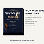 WOW WOW WOW Better Sleep eBook cover by Colson Edme