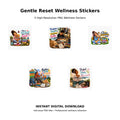 Wellness Stickers for Everyday Encouragement – Pack 1 hero image