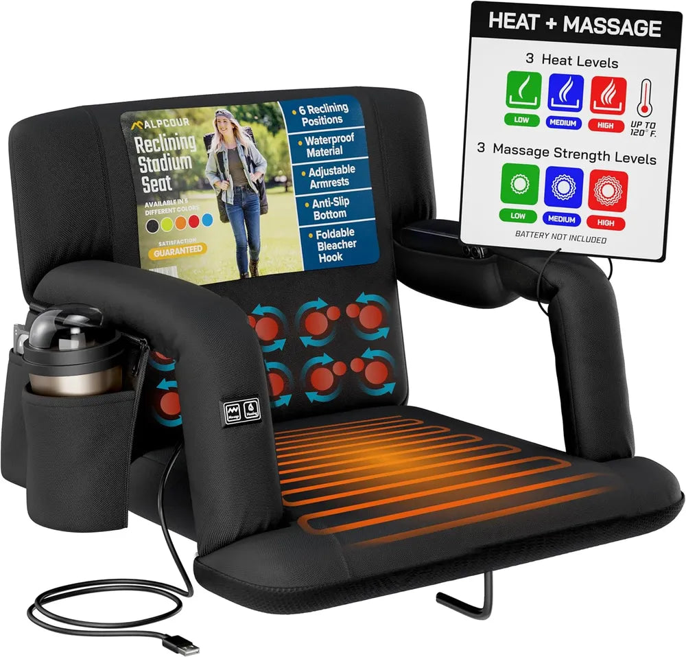 Heated Stadium Massage Seat