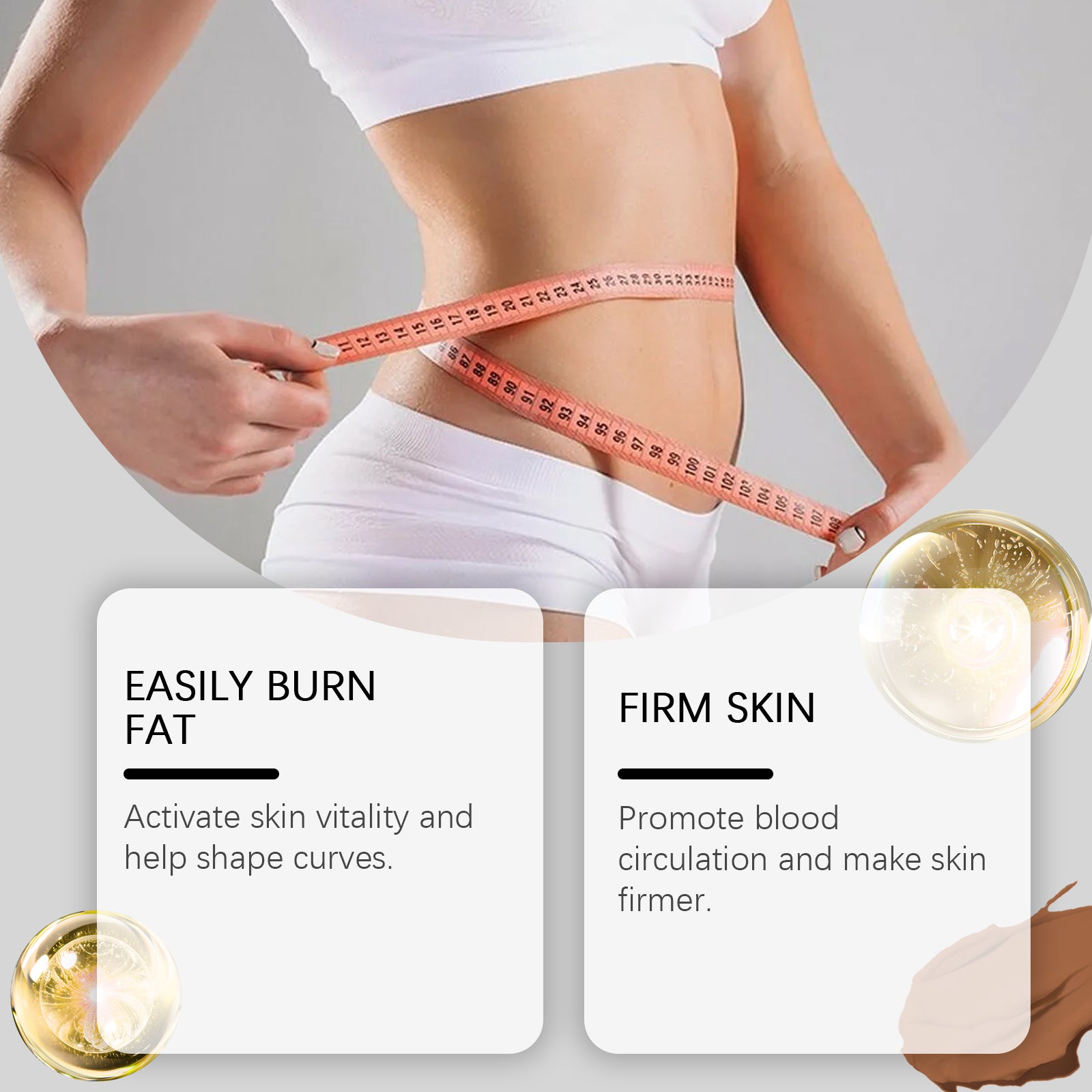 Crema de masaje corporal SilkTouch para una piel suave, tersa y nutrida.