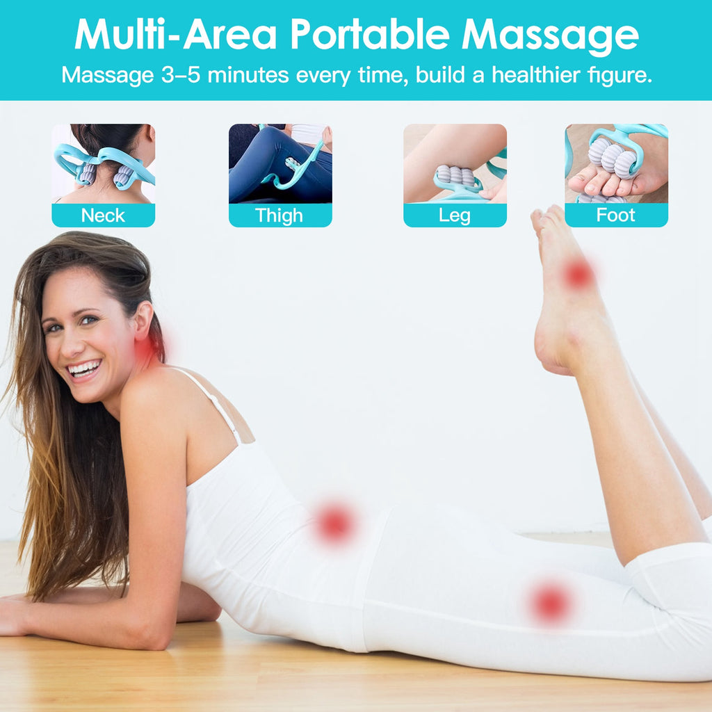 Rouleau de massage cervical DeepRelief pour soulager les douleurs musculaires