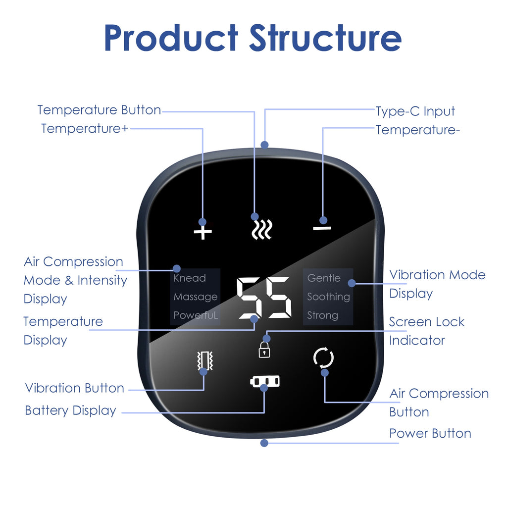 Heated Compression Back Massager