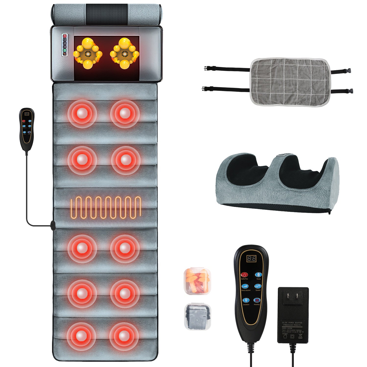 FullBody Relax Electric Massage Mat For Total Body Comfort