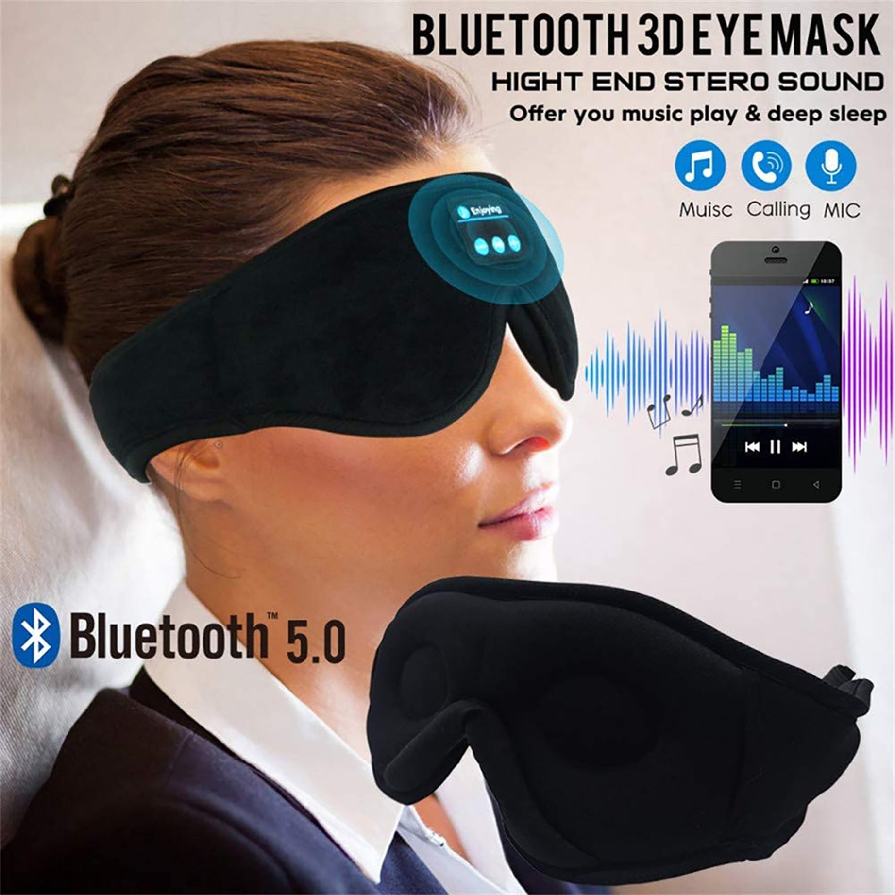 Wireless Sleep Music Eye Mask