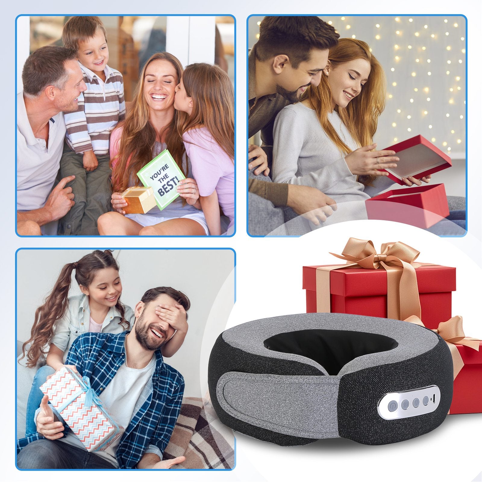 Heated Neck Massage Pillow
