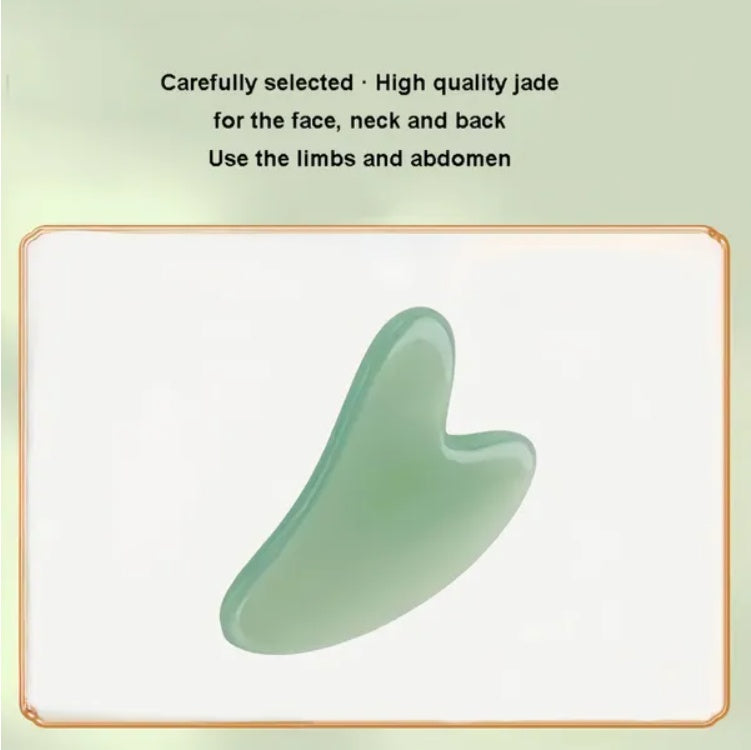 Herramienta de masaje facial GlowLift Gua Sha para reafirmar la piel.