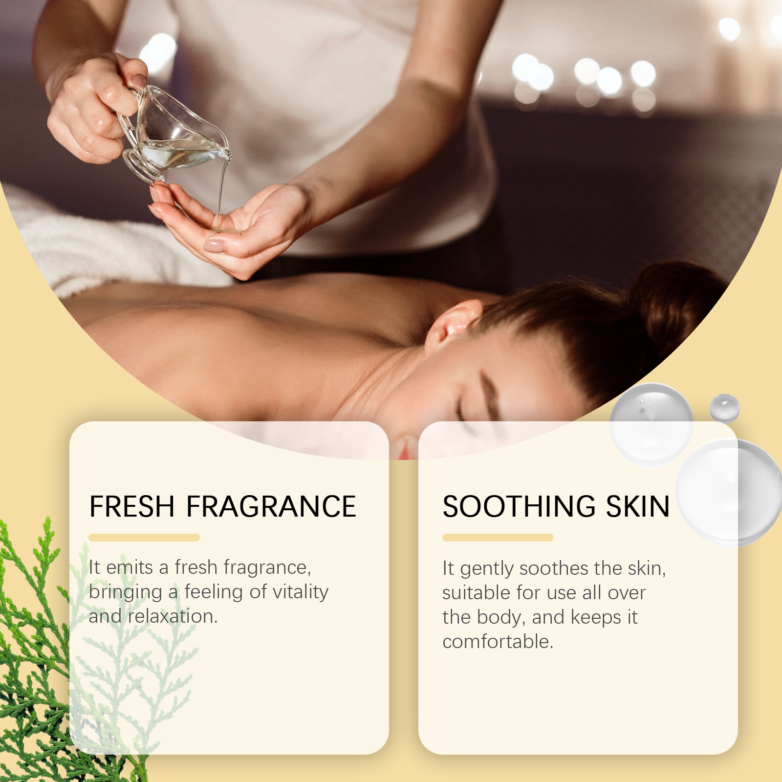 RelaxEase Massage Oil