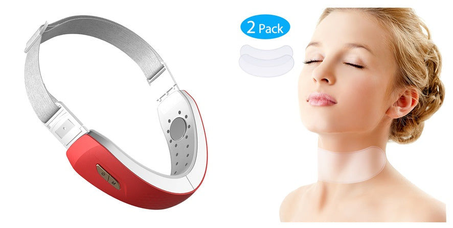 Masajeador facial LED en forma de V para una piel más firme, esculpida y radiante.