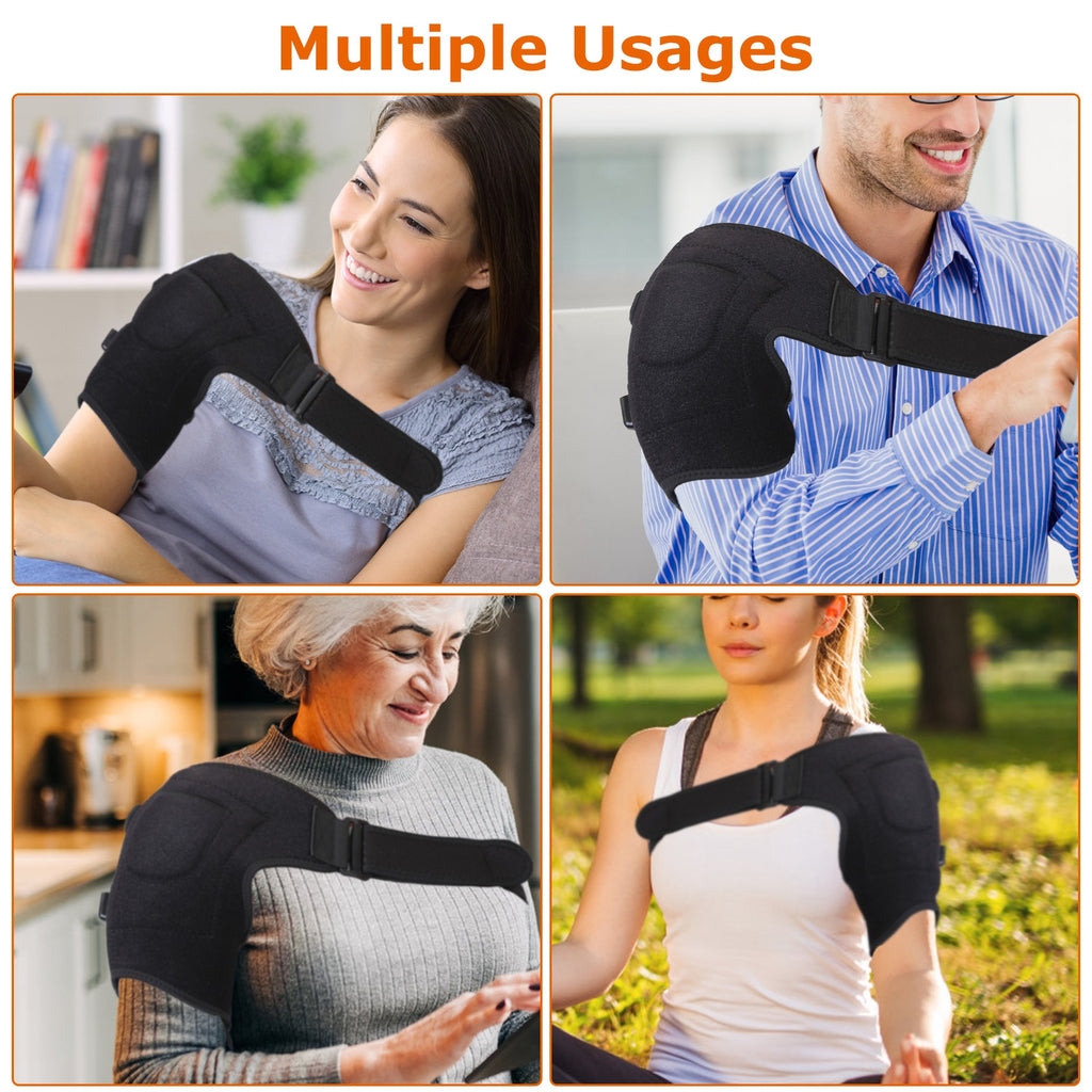 Soporte térmico para hombro ShoulderRelief para el dolor y la comodidad.