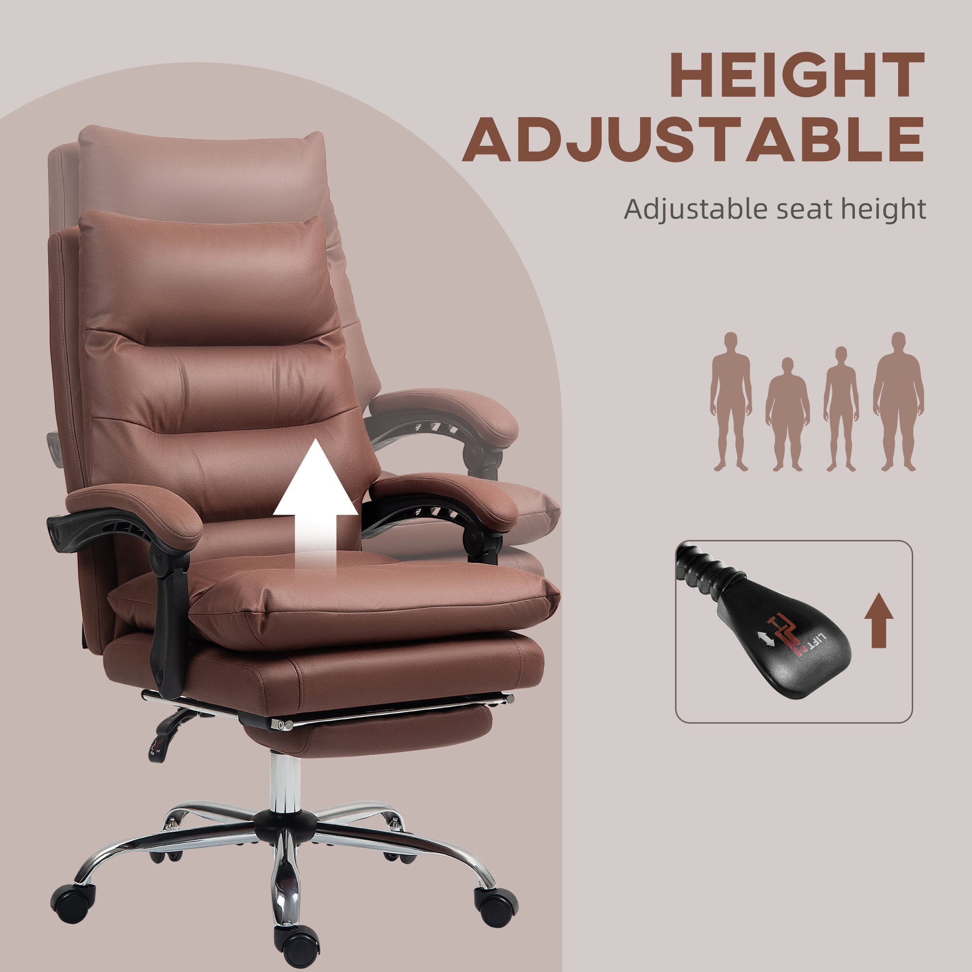 Heated Microfiber Massage Chair