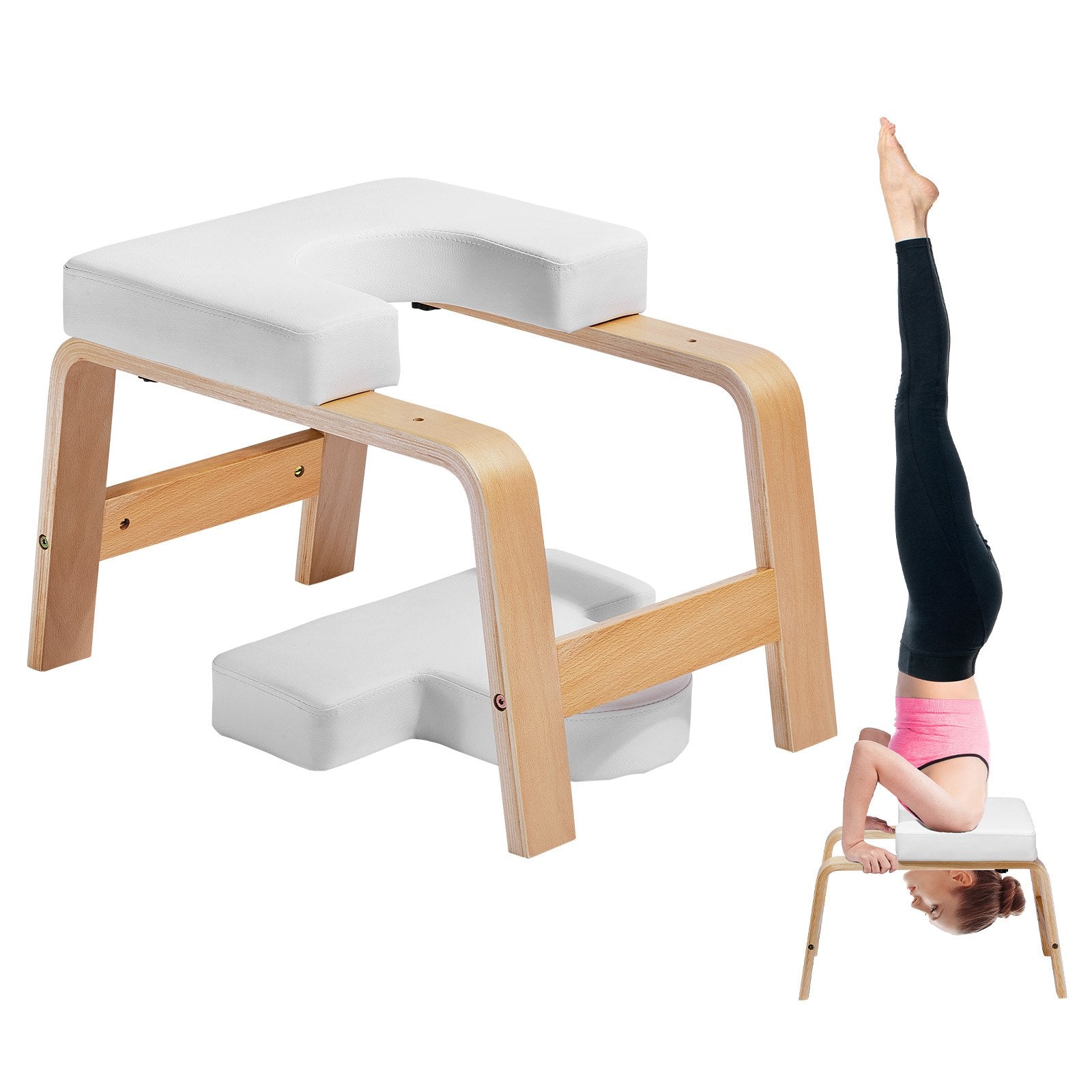 Yoga Headstand Bench For Balance Strength And Stress Relief