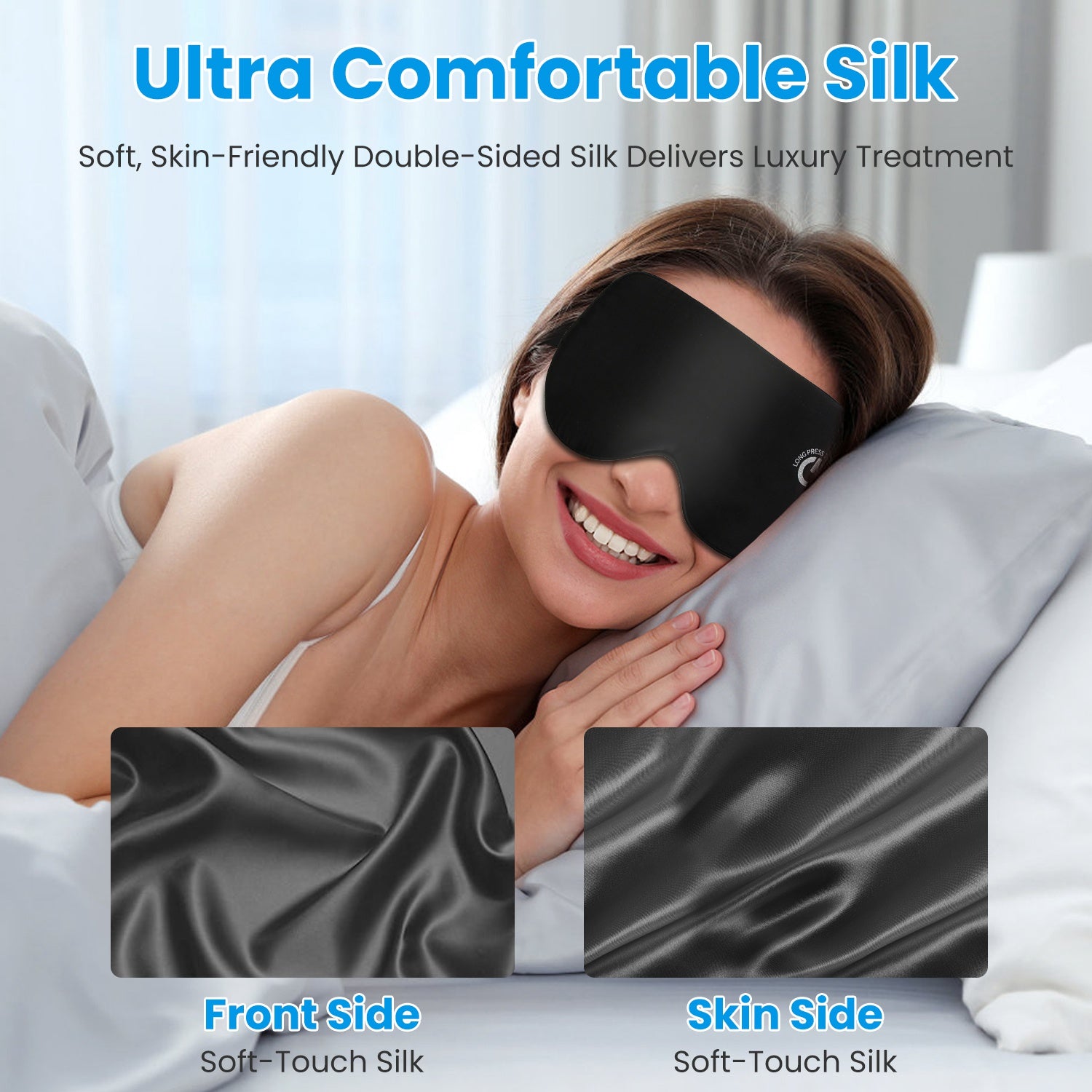 Heated Silk Eye Mask
