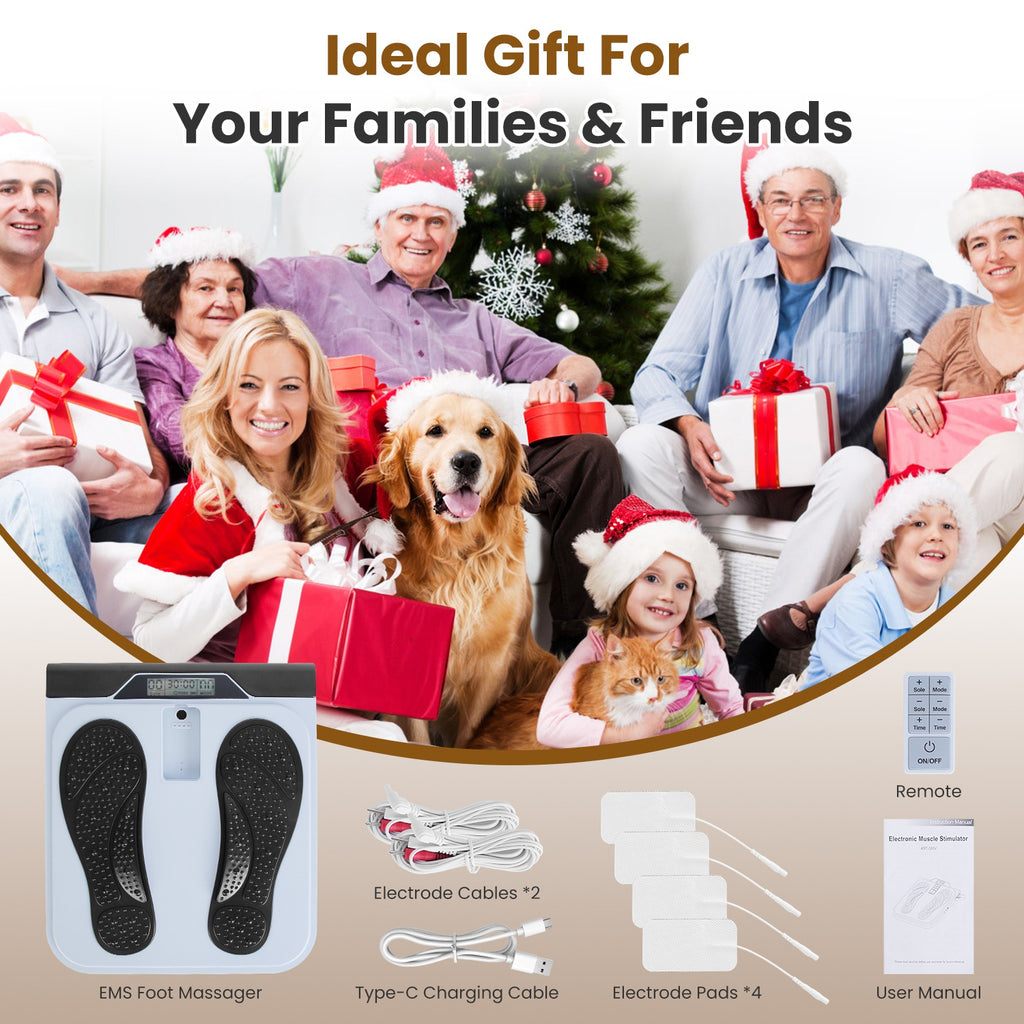 RelaxStep EMS Foot Massager For Circulation And Pain Relief
