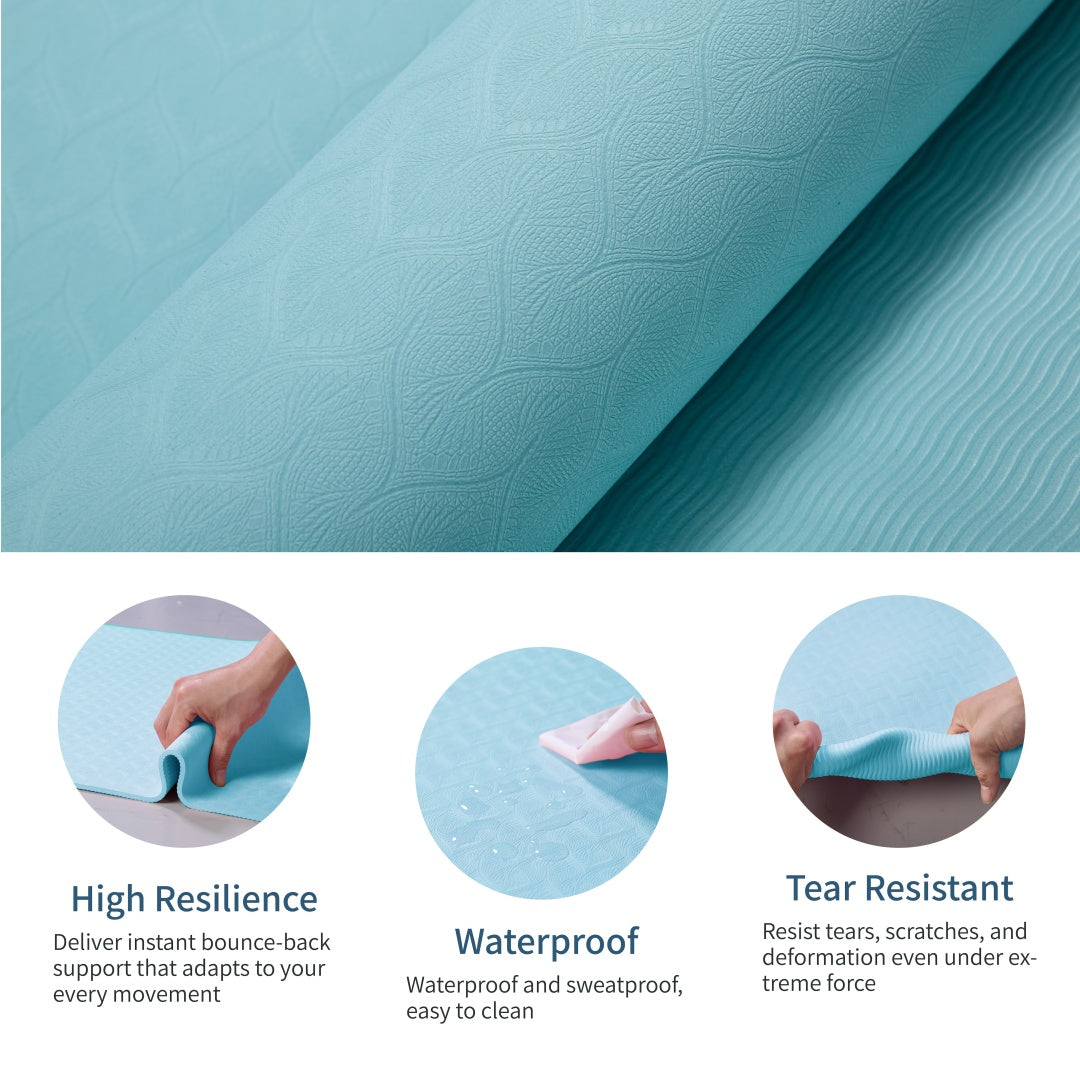 ZenGrip Yoga Mat For Comfortable Home Workouts