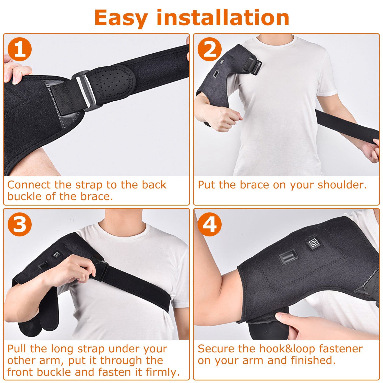 Soporte térmico para hombro ShoulderRelief para el dolor y la comodidad.