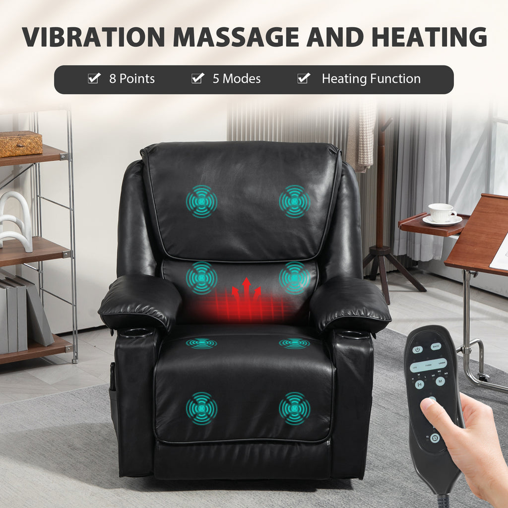 Oversized Massage Recliner Chair