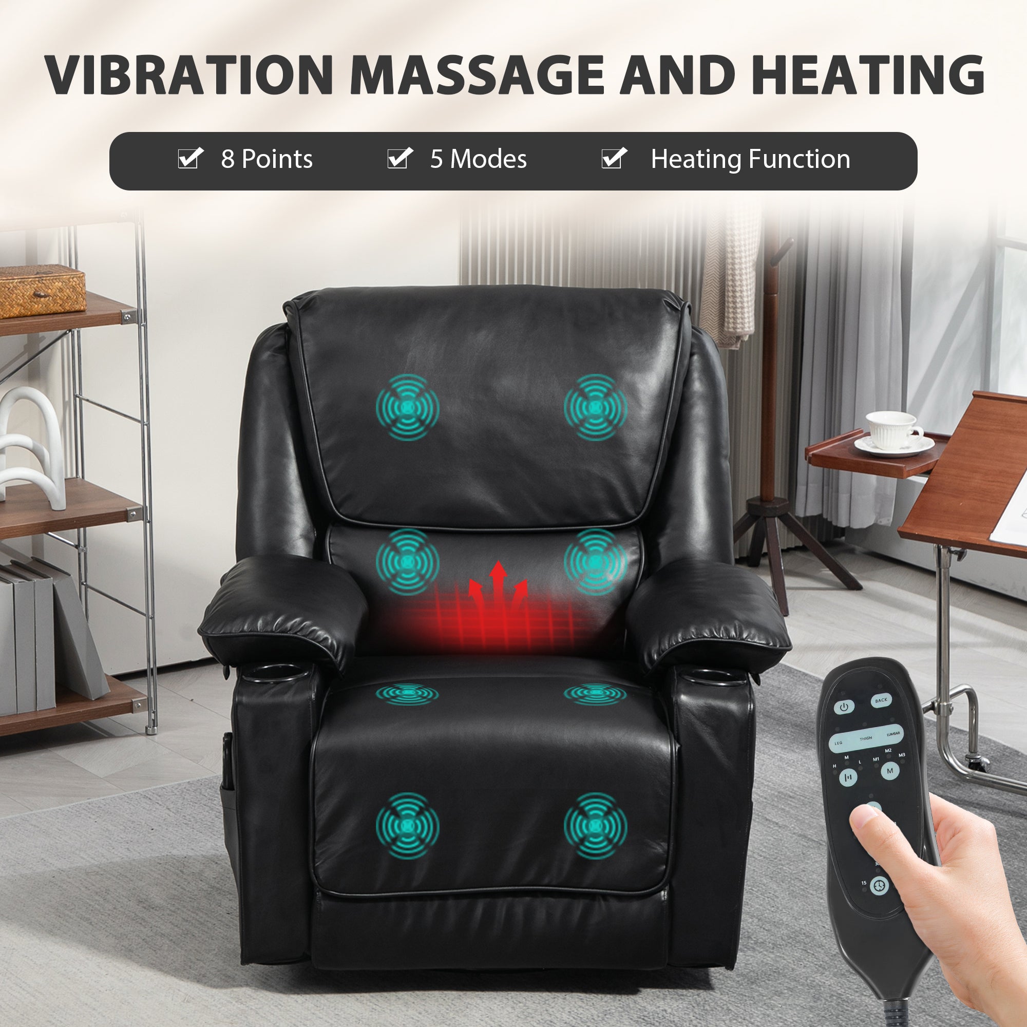 Oversized Massage Recliner Chair