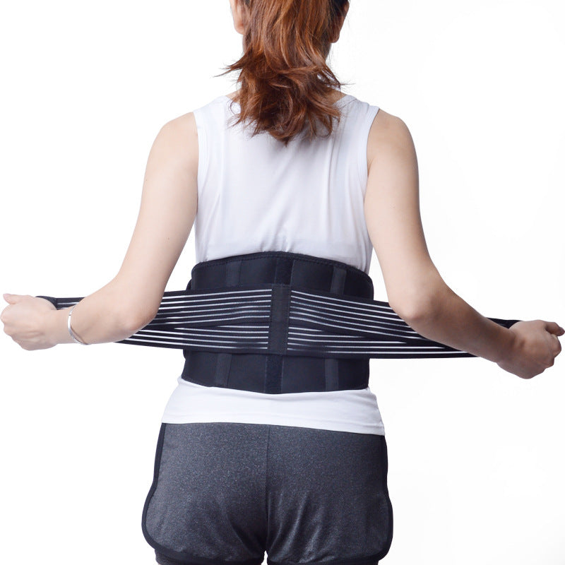 Cinturón de soporte lumbar inteligente con calefacción para alivio y relajación muscular.