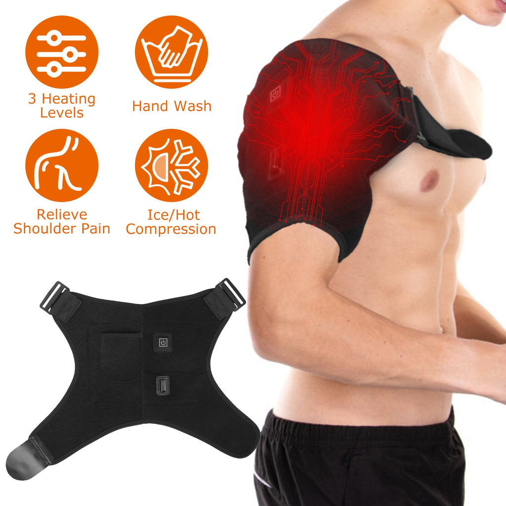 Soporte térmico para hombro ShoulderRelief para el dolor y la comodidad.