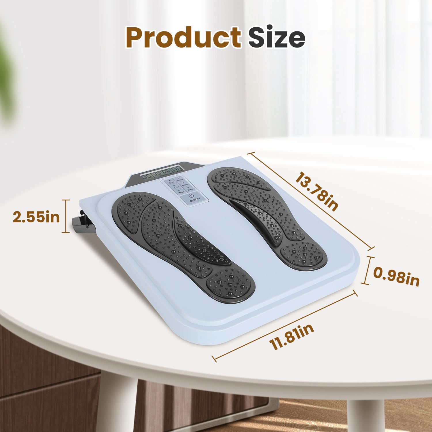 RelaxStep EMS Foot Massager For Circulation And Pain Relief
