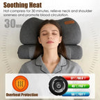 Almohada de espuma viscoelástica con calefacción NeckRelief para aliviar el dolor