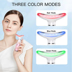 Masajeador facial y de cuello GlowLift para reafirmar la piel.