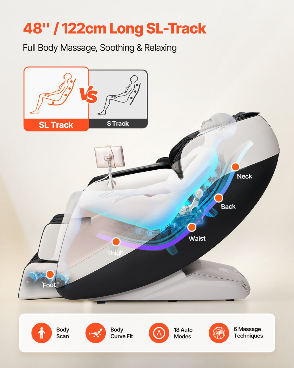 3D Zero Gravity Massage Chair