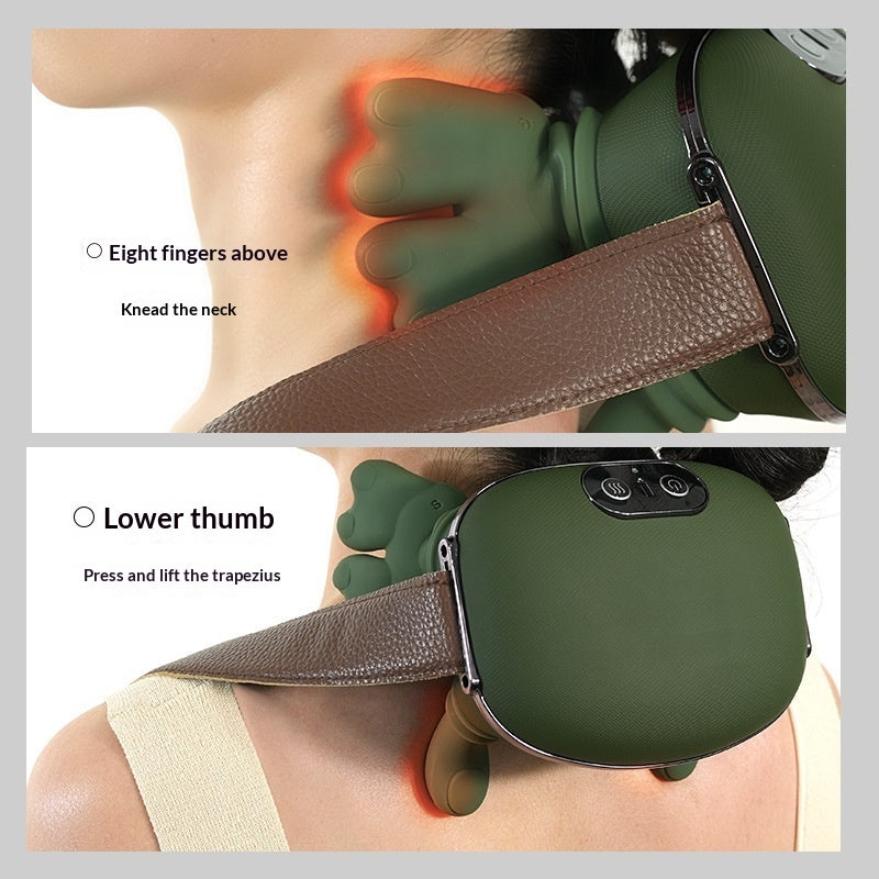 Masajeador de cuello y hombros TrapRelief para una relajación muscular profunda.