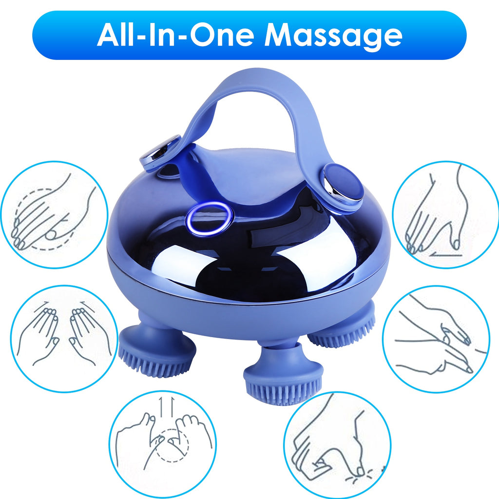 Masseur de tête électrique RelaxScalp pour une relaxation et un confort profonds