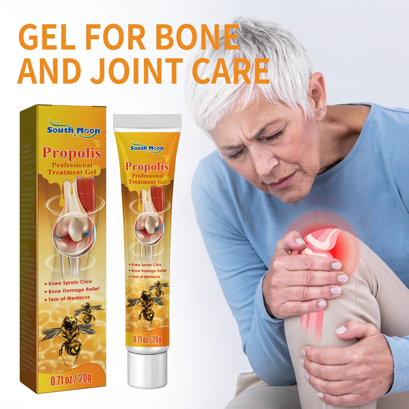 Deep Relief Joint Gel For Knees Back And Shoulders