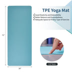 Esterilla de yoga ZenGrip para entrenamientos cómodos en casa.