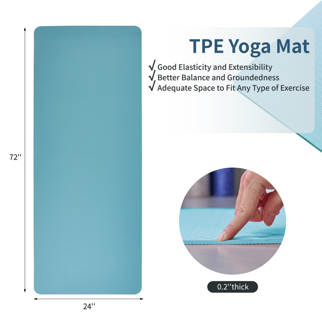 ZenGrip Yoga Mat For Comfortable Home Workouts