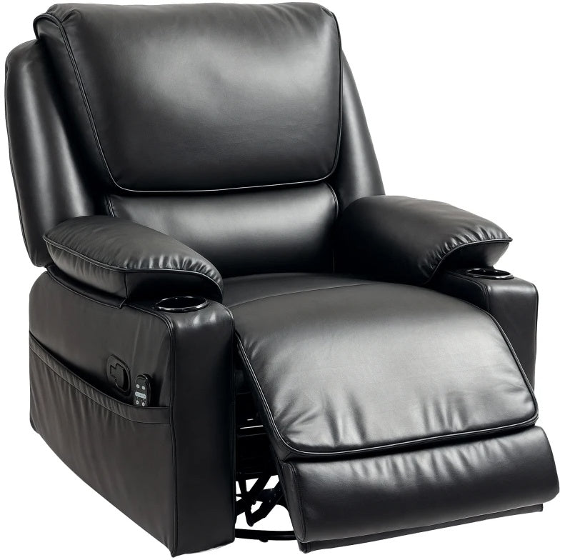 Massage Recliner Chair Set