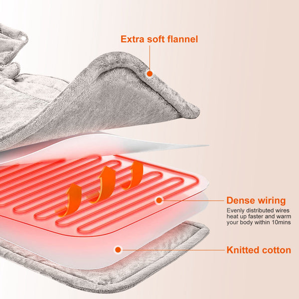 Deep Relief Neck And Shoulder Heating Pad For Muscle Relaxation