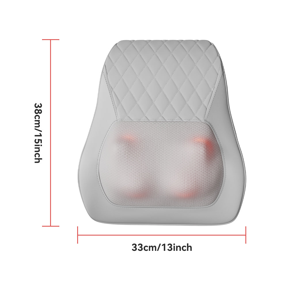 Almohada de masaje cervical con calor NeckRelief para relajación y comodidad.