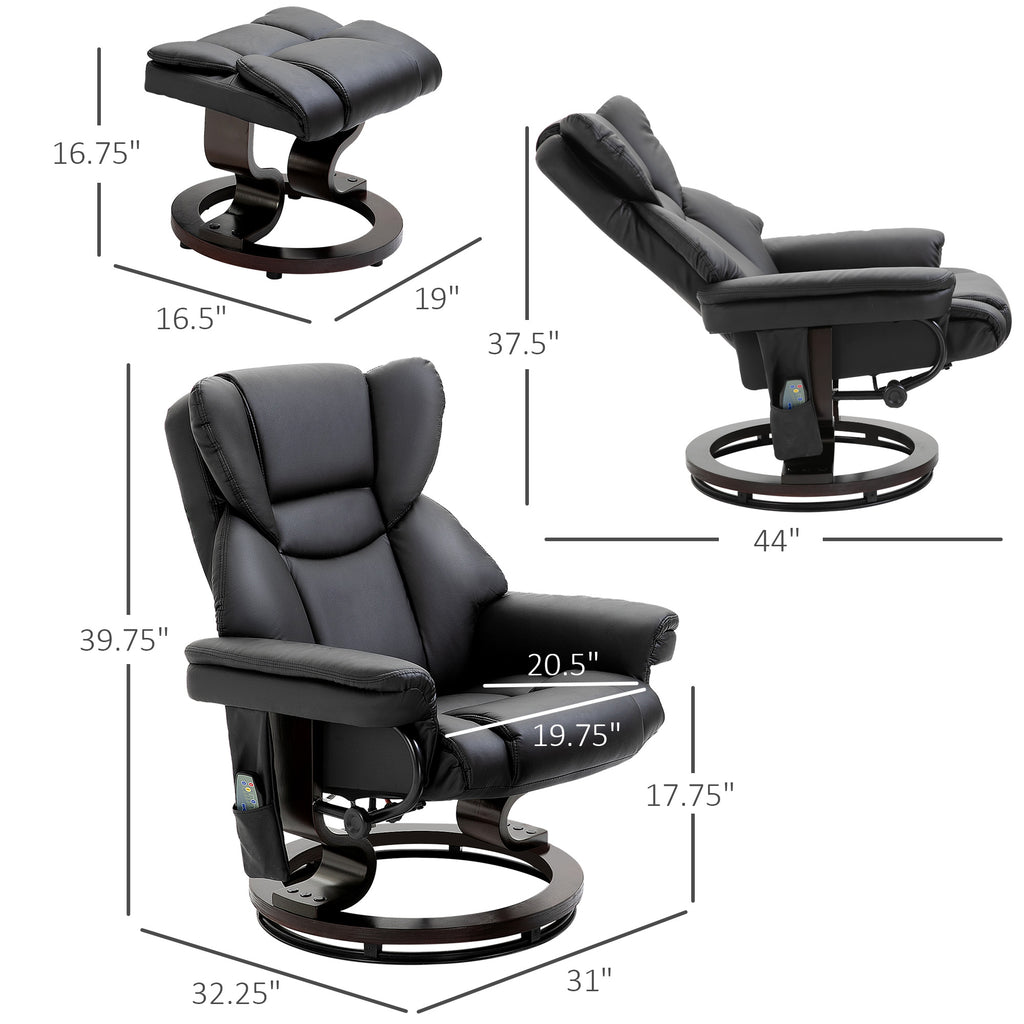 360 Swivel Massage Recliner