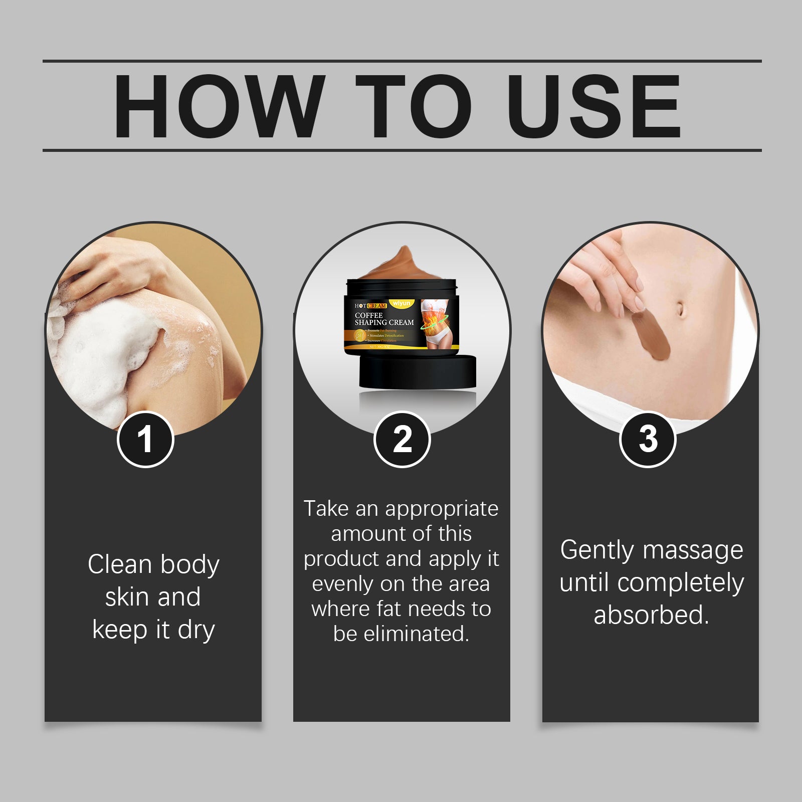 Crema de masaje corporal SilkTouch para una piel suave, tersa y nutrida.