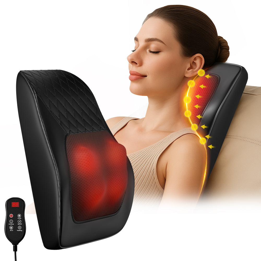 Coussin chauffant et masseur pour la nuque NeckRelief, pour une relaxation et un confort optimaux