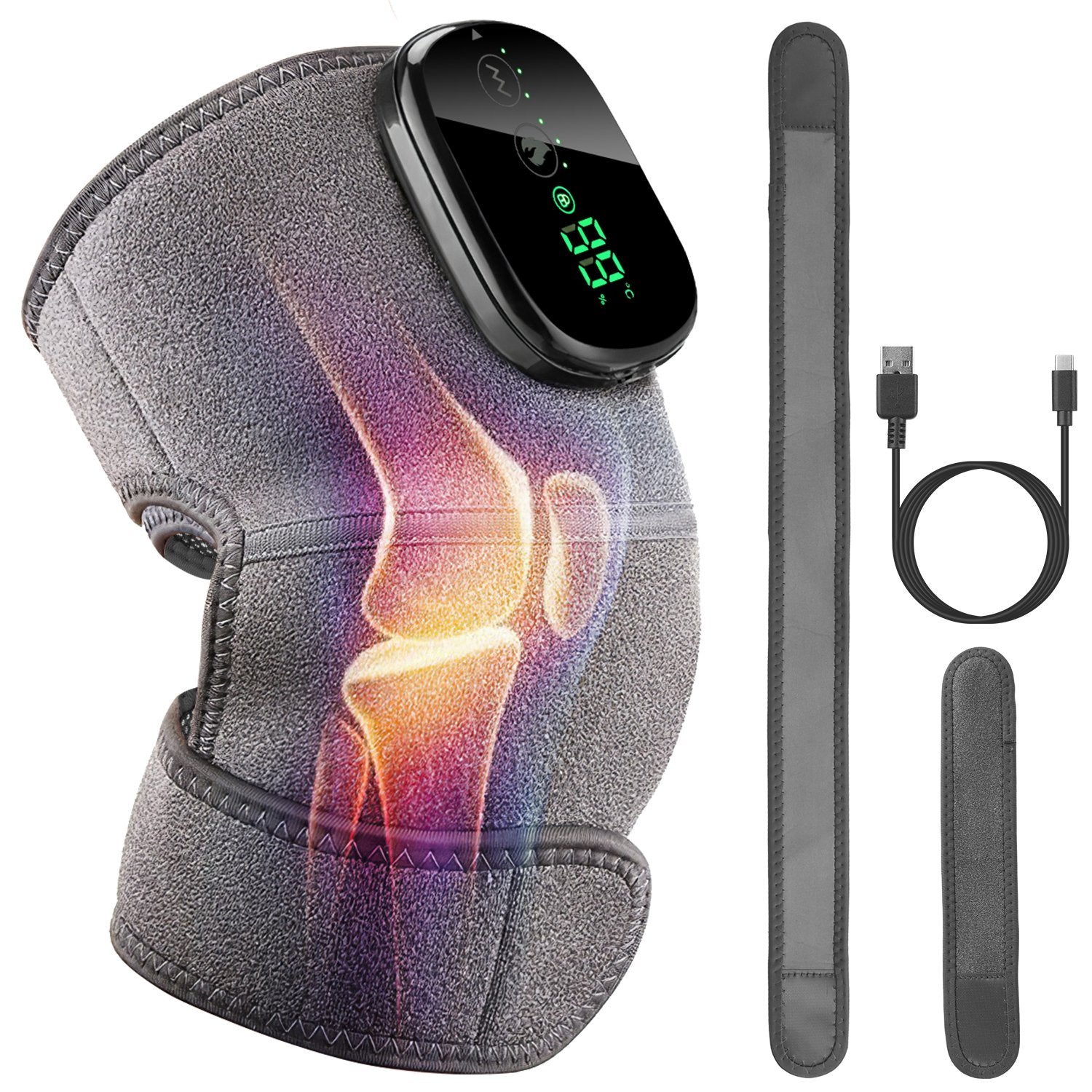 FlexRelief 3-In-1 Heated Joint Massager For Pain Relief