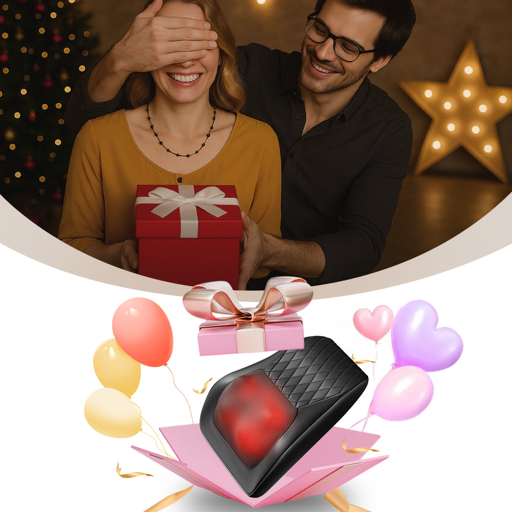 Coussin chauffant et masseur pour la nuque NeckRelief, pour une relaxation et un confort optimaux