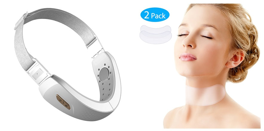 Masajeador facial LED en forma de V para una piel más firme, esculpida y radiante.