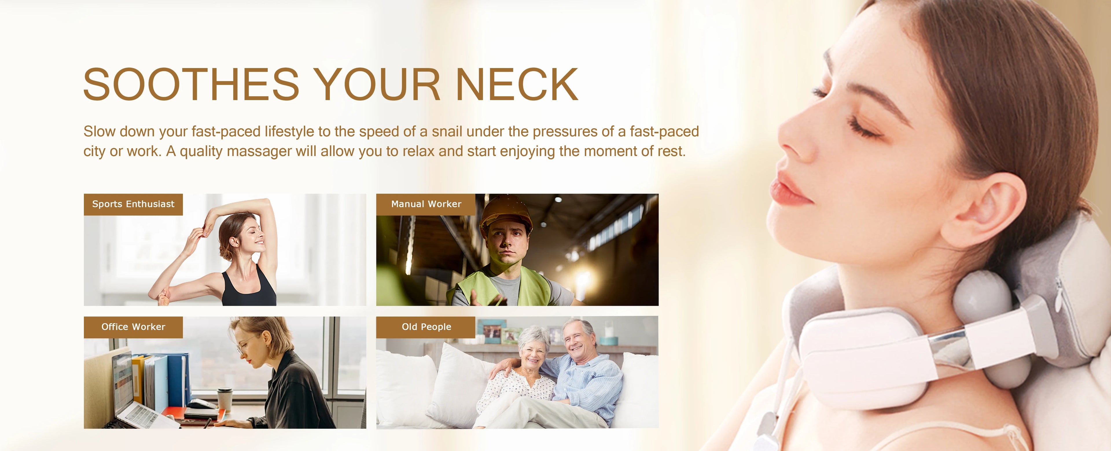 Deep Kneading Neck Massager