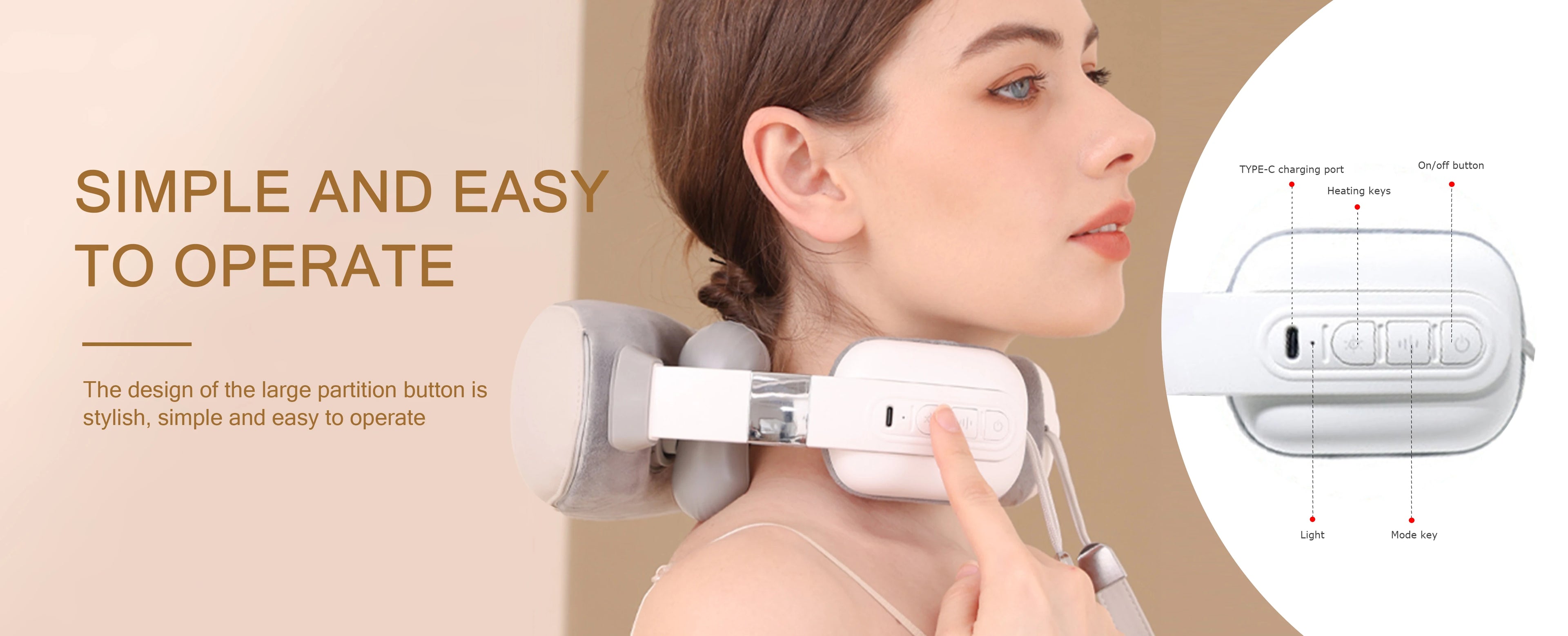Deep Kneading Neck Massager