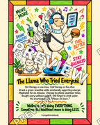 The Llama Who Tried Everything – 16x20 inch size preview