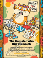 The Hamster Who Did Too Much – 18x24 inch size preview