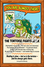 The Tortoise Fights Back – 24x36 inch size preview