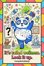 It’s Called Wellness. Look It Up. – 4x6 inch size preview