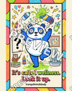 It’s Called Wellness. Look It Up. – 8x10 inch size preview