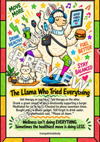 The Llama Who Tried Everything – A4 size preview