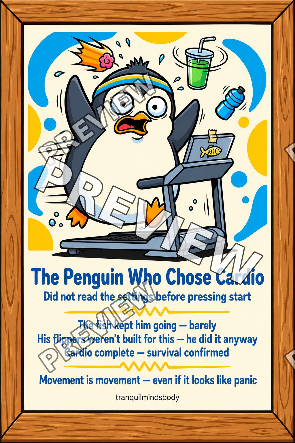 The Penguin Who Chose Cardio – Hero listing image